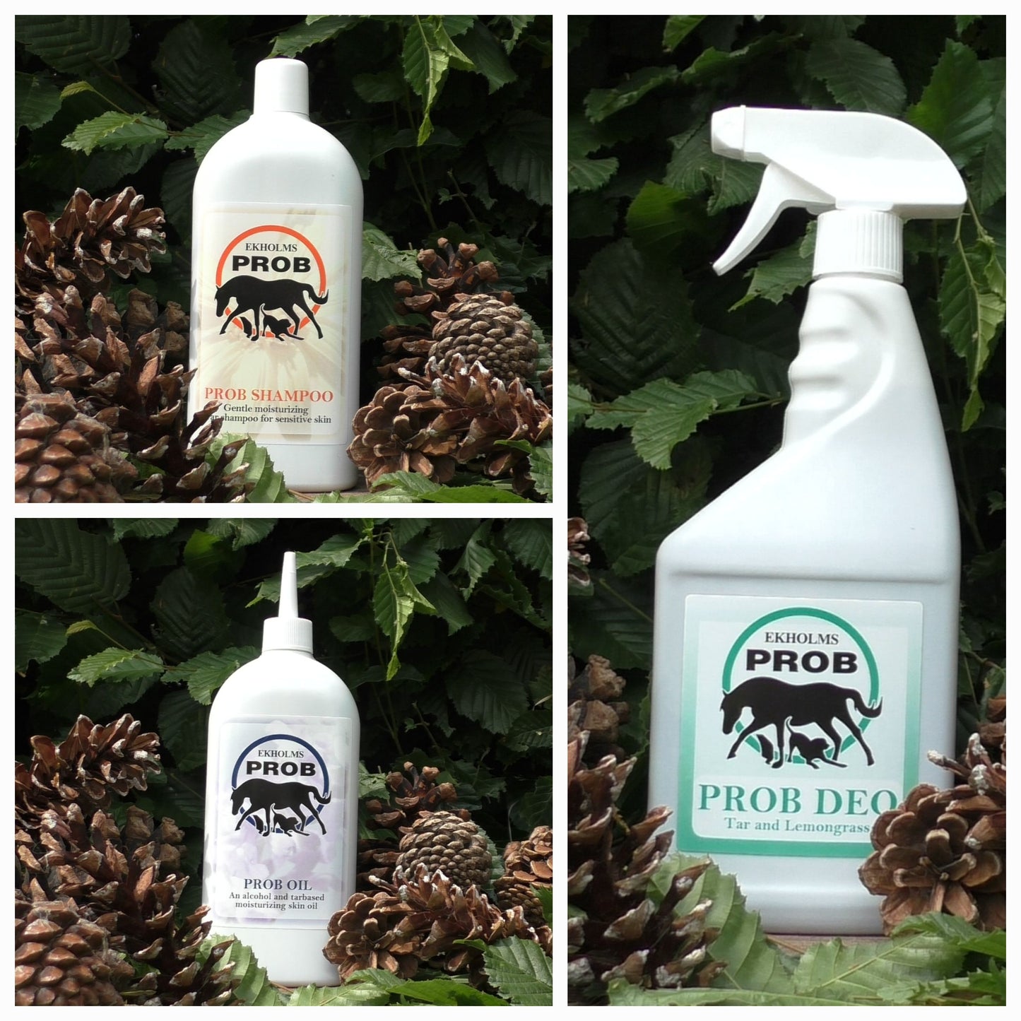 Pakket Prob paard shampoo, Olja en Deo 5% korting