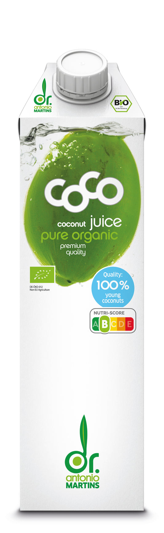 Dr. Martins coco juice pure kokoswater jong 1000 ml